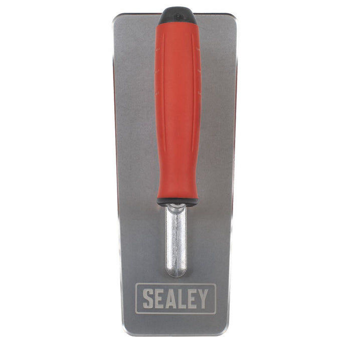Sealey Stainless Steel Venetian Trowel with Rubber Handle 240mm T8012 Sealey - Dynamic Drive