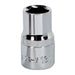 Sealey WallDrive Socket 13mm 1/2"Sq Drive Fully Polished SP1213 Sealey - Dynamic Drive