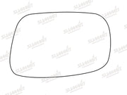 Summit Stick-On Standard Mirror Glass fits Toyota Corolla 89 to 91 RHS Summit - Dynamic Drive