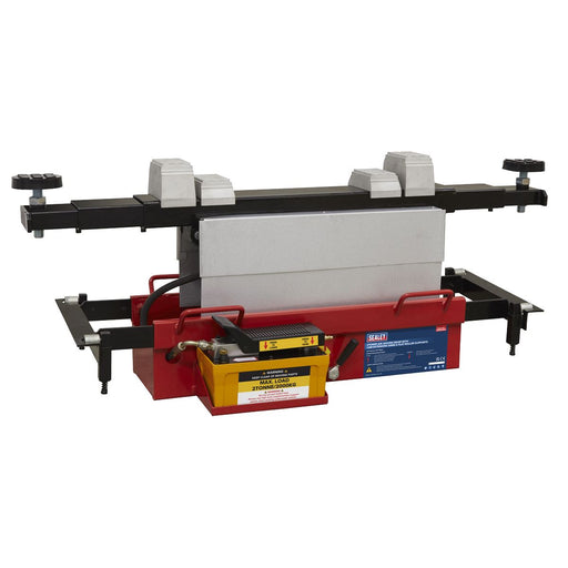 Sealey Air Jacking Beam 2 Tonne with Arm Extenders & Flat Roller Supports Sealey - Dynamic Drive