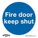 Sealey Mandatory Safety Sign Fire Door Keep Shut Self-Adhesive Vinyl SS1V1 Sealey - Dynamic Drive