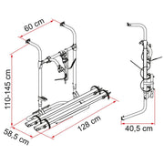 Fiamma Carry Bike Simple Plus 200 Lightweight Bike Rack for RV Fiamma - Dynamic Drive