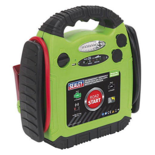 Sealey 12V RoadStart Emergency Power Pack 900 Peak Amps Car Battery Booster Sealey  - Dynamic Drive