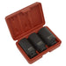 Sealey Impact Hub Nut Socket Set 3pc 12-Point 1/2"Sq Drive SX051 Sealey - Dynamic Drive
