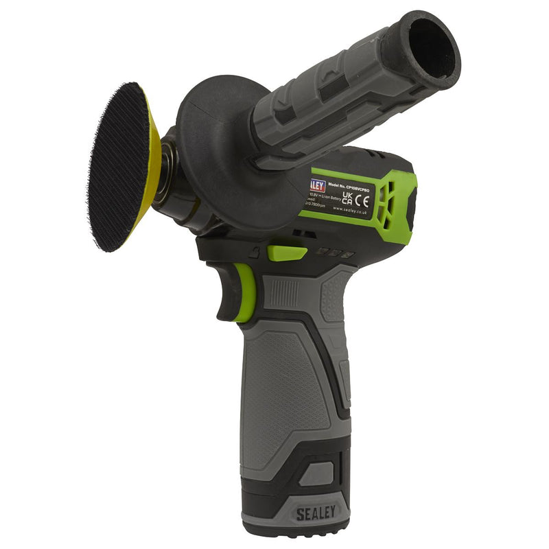 Sealey Cordless Polisher75mm 10.8V 2Ah SV10.8 Series CP108VCP Sealey - Dynamic Drive