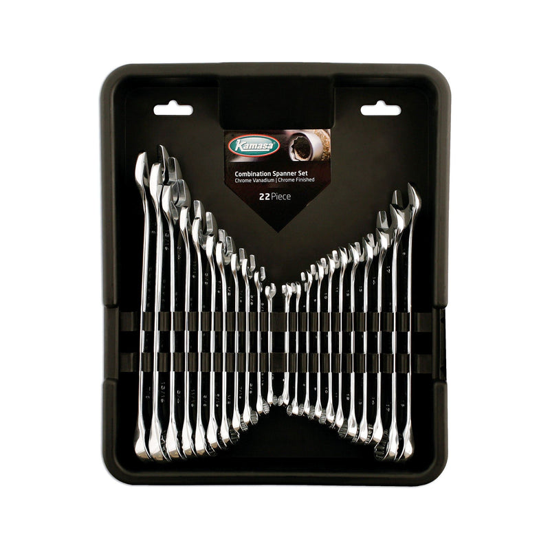 Kamasa Combination Spanner Set 22pc 56051 Kamasa - Dynamic Drive