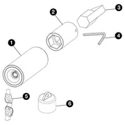 Torpedo Full Stop Purpleline Security Corner Steady Leg Lock Caravan Accessory Purpleline  - Dynamic Drive