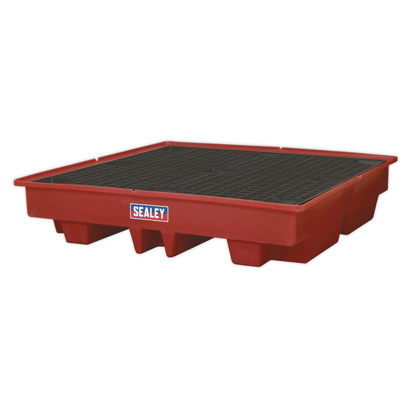 Sealey Barrel Bund Polyethylene 1280 x 1280 x 275mm DRP13 Sealey - Dynamic Drive