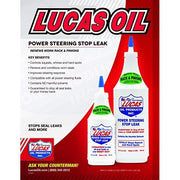 2 X Lucas Oil Power Steering Stop Leak Fix Rack/Box Fluid Seal 946Ml Lucas Oil - Dynamic Drive