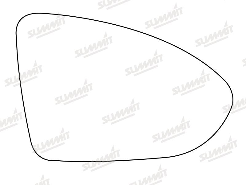 Summit Heated Base Plate With Blind Spot Mirror Glass fits VW Golf Mk 7 12 on RHS Summit - Dynamic Drive