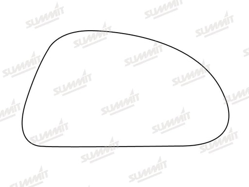 Summit Stick-On Standard Mirror Glass fits Suzuki Alto 81 on RHS Summit - Dynamic Drive
