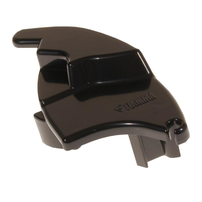 Fiamma F65L 2018 Left Hand Pelmet Cap Black (98665-02H) Fiamma - Dynamic Drive