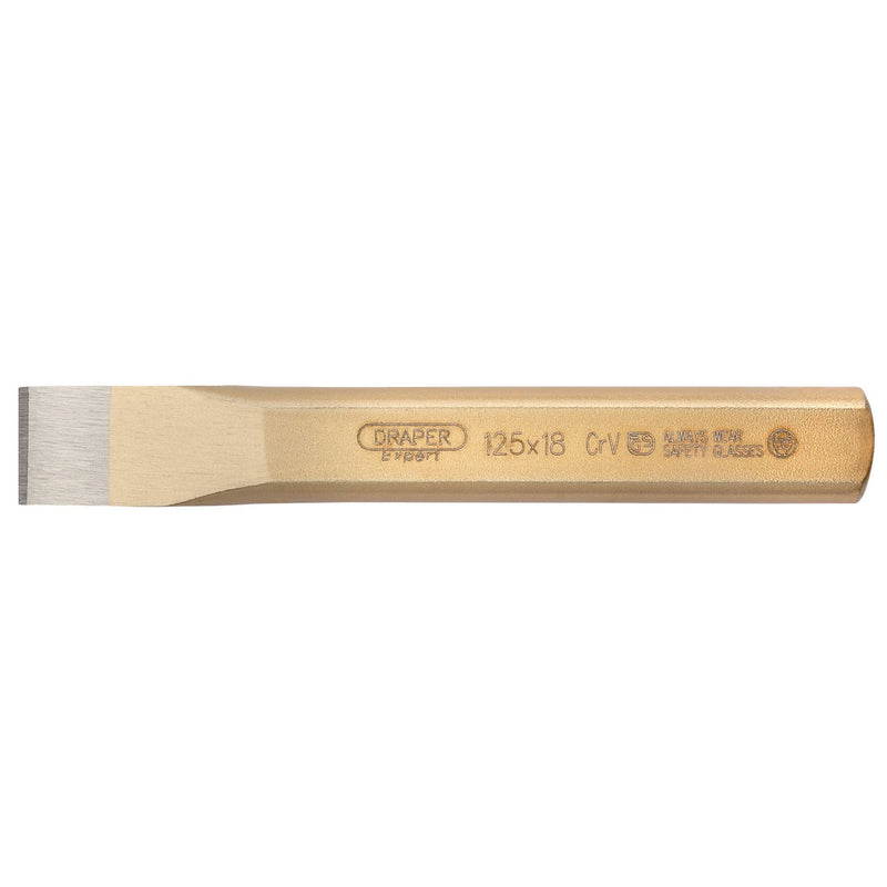 Draper Flat Cold Chisel, 18 x 125mm 51596 Draper - Dynamic Drive