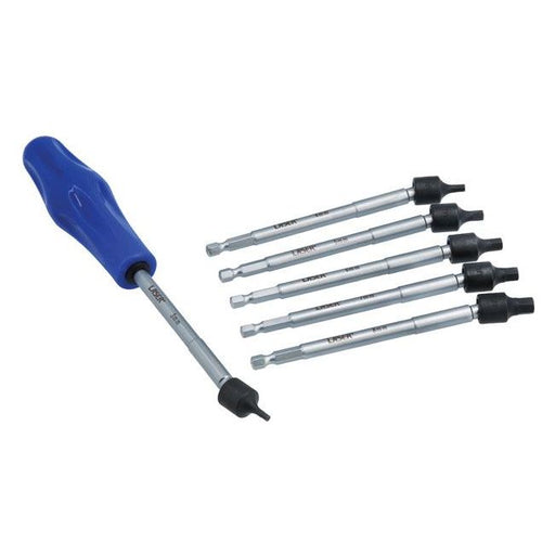 Laser Universal Joint Hex Bit Set 6pc 8218 Laser - Dynamic Drive