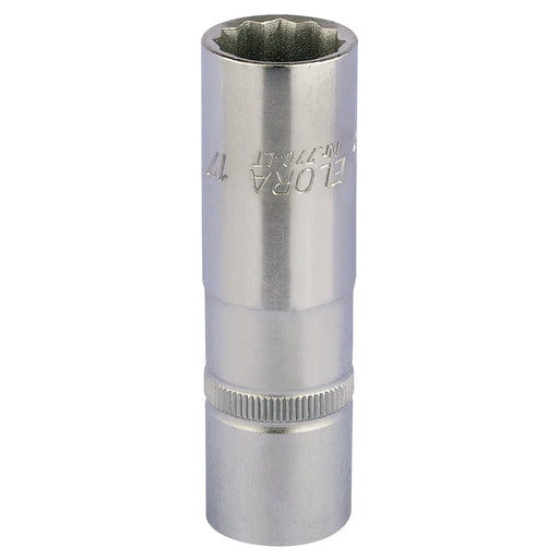 Draper Elora Deep Bi-Hexagon Socket, 1/2" Sq. Dr., 17mm 11935 Draper - Dynamic Drive