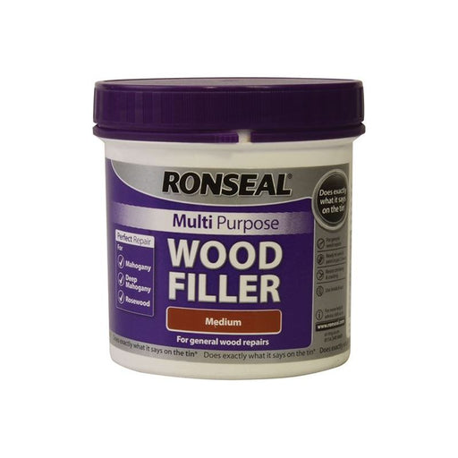 Ronseal Multipurpose Wood Filler Tub Medium 465g Ronseal - Dynamic Drive