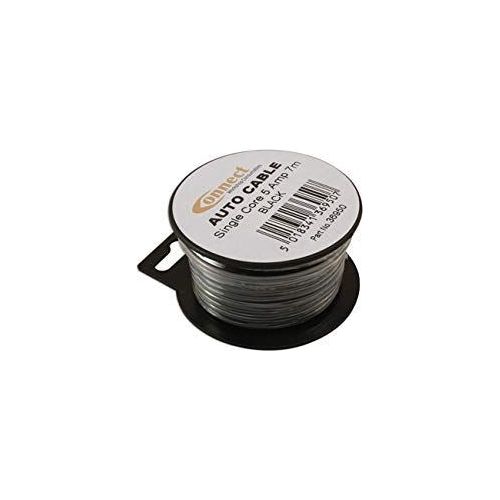 Connect Black Single Core Auto Cable 9/0.30 7m 36950 Tool Connection - Dynamic Drive