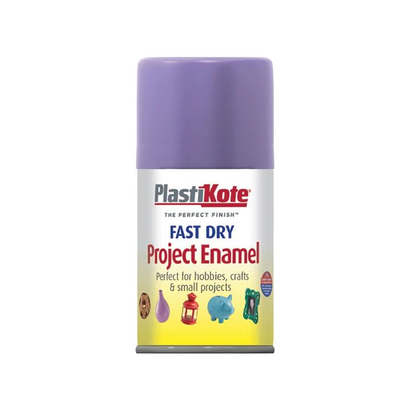 Plastikote Fast Dry Enamel Aerosol Lavender 100ml PlastiKote - Dynamic Drive