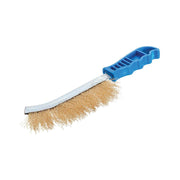 Silverline Brassed Wire Brush Brass Silverline - Dynamic Drive