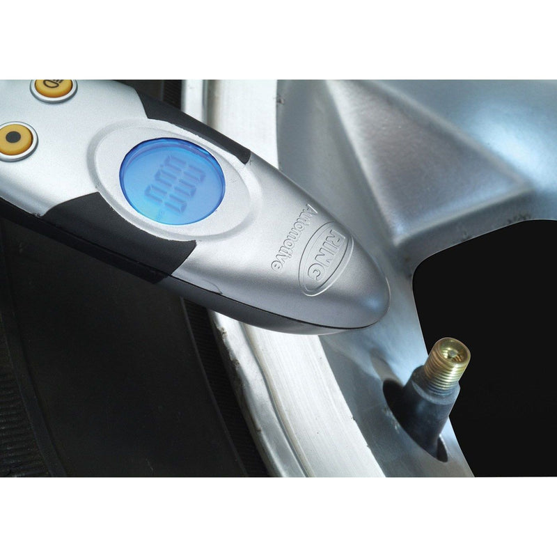 Ring RTG4 Digital Tyre Pressure Keyring Gauge with LED Torch Ring Automotive - Dynamic Drive