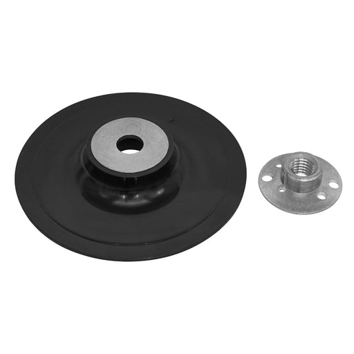 Sealey Rubber Backing Pad125mm M14 x 2mm RBP125 Sealey - Dynamic Drive