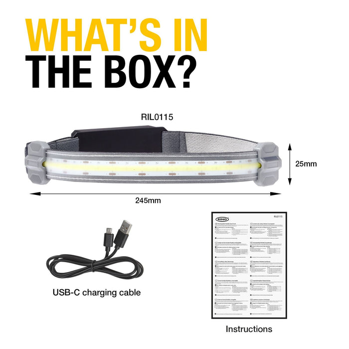 Ring Flexible Head Torch RIL0115 - 115 Lumens Illumination Ring Automotive - Dynamic Drive