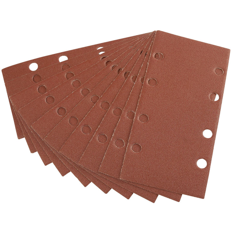Draper Aluminium Oxide Sanding Sheets, 90 x 187mm, 120 Grit (Pack of 10) 42620 Draper - Dynamic Drive