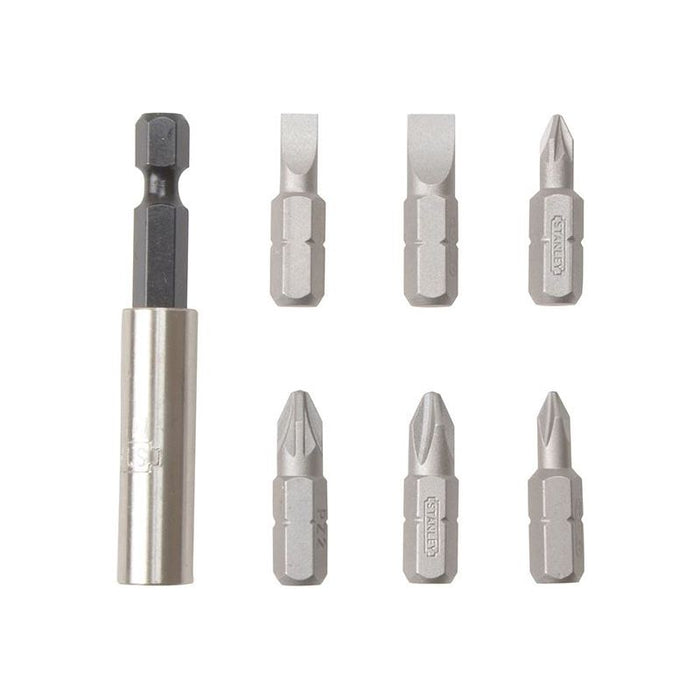 Stanley® Hand Tools Slotted/Phillips/Pozidriv Insert Bit Set, 7 Piece STANLEY® Hand Tools - Dynamic Drive