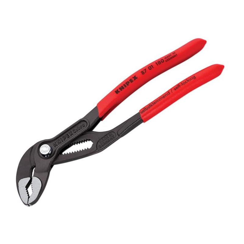 Knipex Cobra® Water Pump Pliers PVC Grip 180mm Knipex - Dynamic Drive