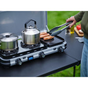 Campingaz Camping Kitchen 2 Multi-Cook Double Burner Portable Camping Gas Stove and Side Grill Campingaz - Dynamic Drive