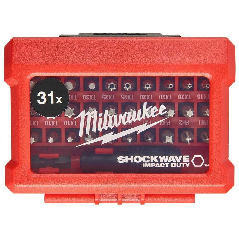 Milwaukee TX Bit Set Compact Case Set-31pc Milwaukee - Dynamic Drive