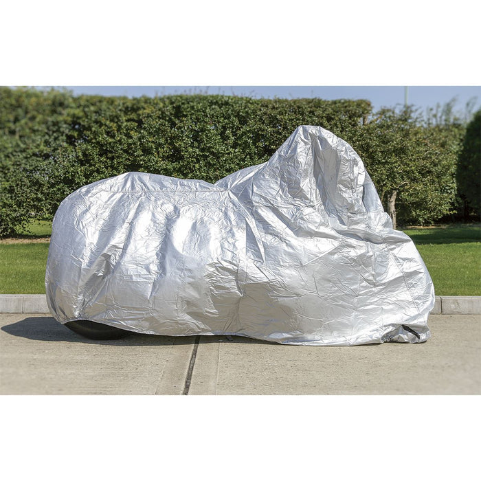 Sealey Motorcycle Cover Medium 2320 x 1000 x 1350mm MCM Sealey - Dynamic Drive