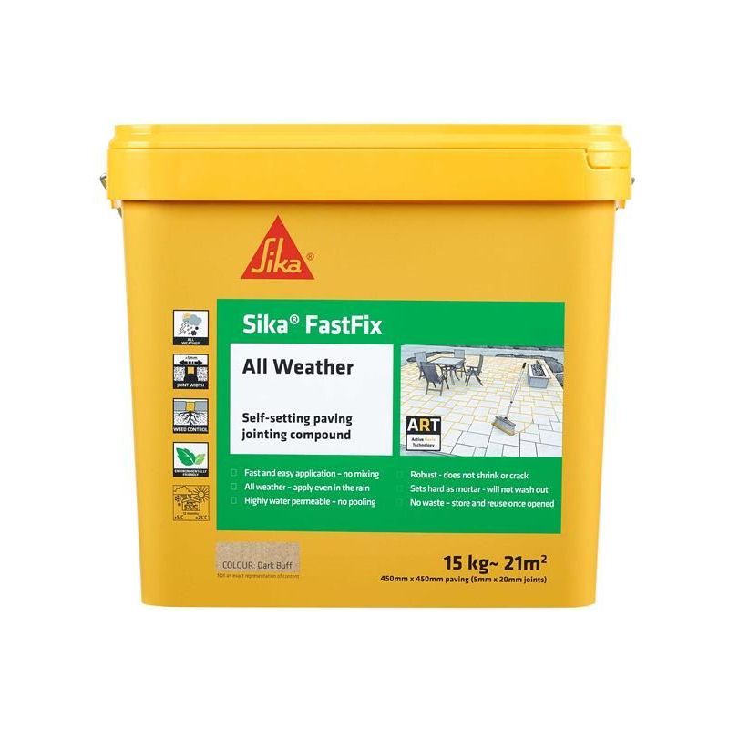 Everbuild Sika Sika® FastFix All Weather Dark Buff 15kg Everbuild Sika - Dynamic Drive