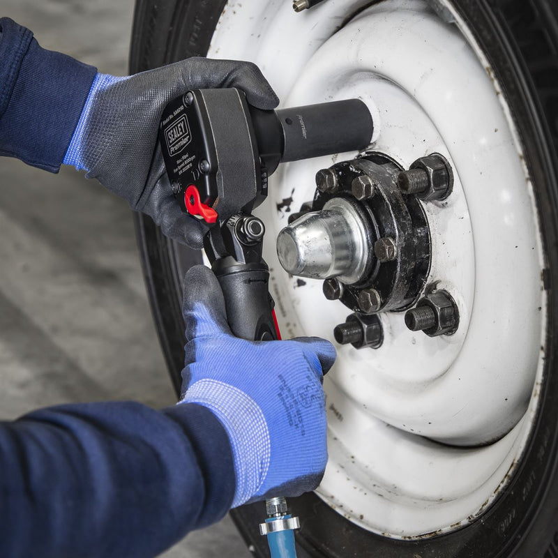 Sealey Air Impact Wrench 1/2"Sq Drive Super Stubby Twin Hammer SA6010 Sealey - Dynamic Drive