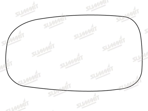Summit Heated Backing Plate with Standard Glass fits Saab 9-3/9-5 02-12 LHS Summit - Dynamic Drive
