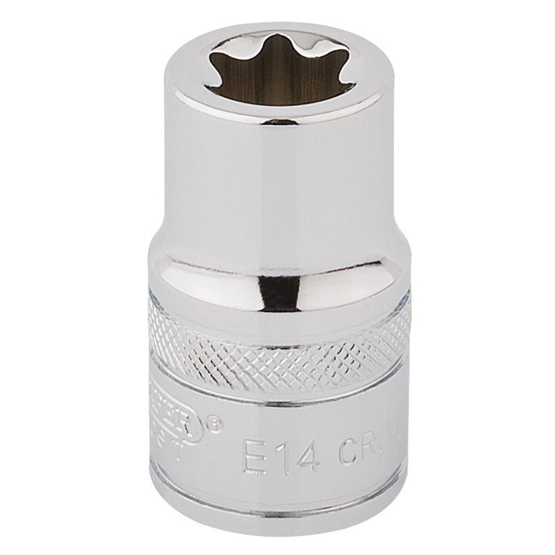 Draper TX-STAR Socket, 1/2" Sq. Dr., E14 34285 Draper - Dynamic Drive
