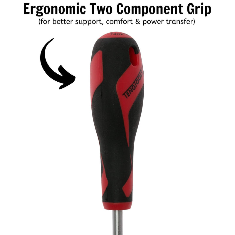Teng Tools TX Screwdriver TX40 x 100mm L Teng Tools - Dynamic Drive