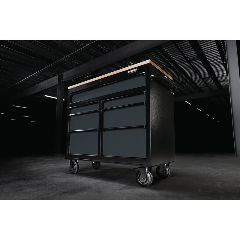 Draper BUNKER Workbench Roller Tool Cabinet, 7 Drawer, 41", Grey 08216 Draper - Dynamic Drive