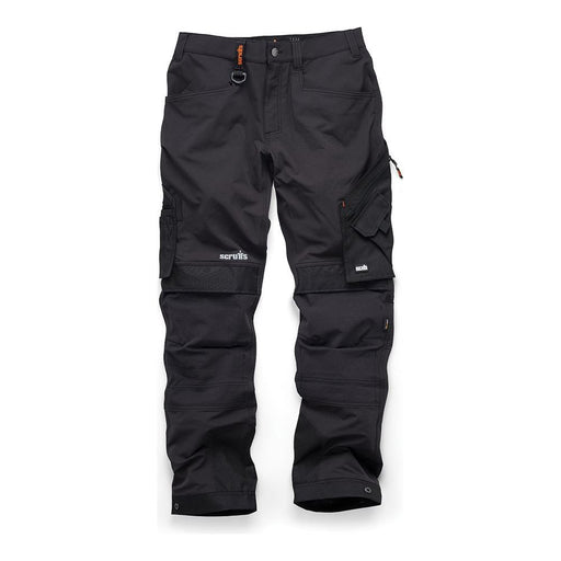 Scruffs Pro Flex Plus Trousers Black 40R Scruffs - Dynamic Drive