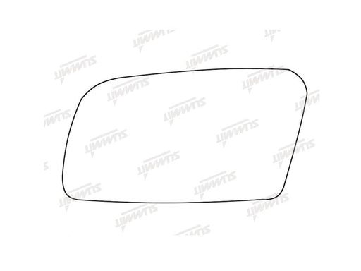 Summit Stick-On Standard Mirror Glass fits Mazda 626 LHS Summit - Dynamic Drive
