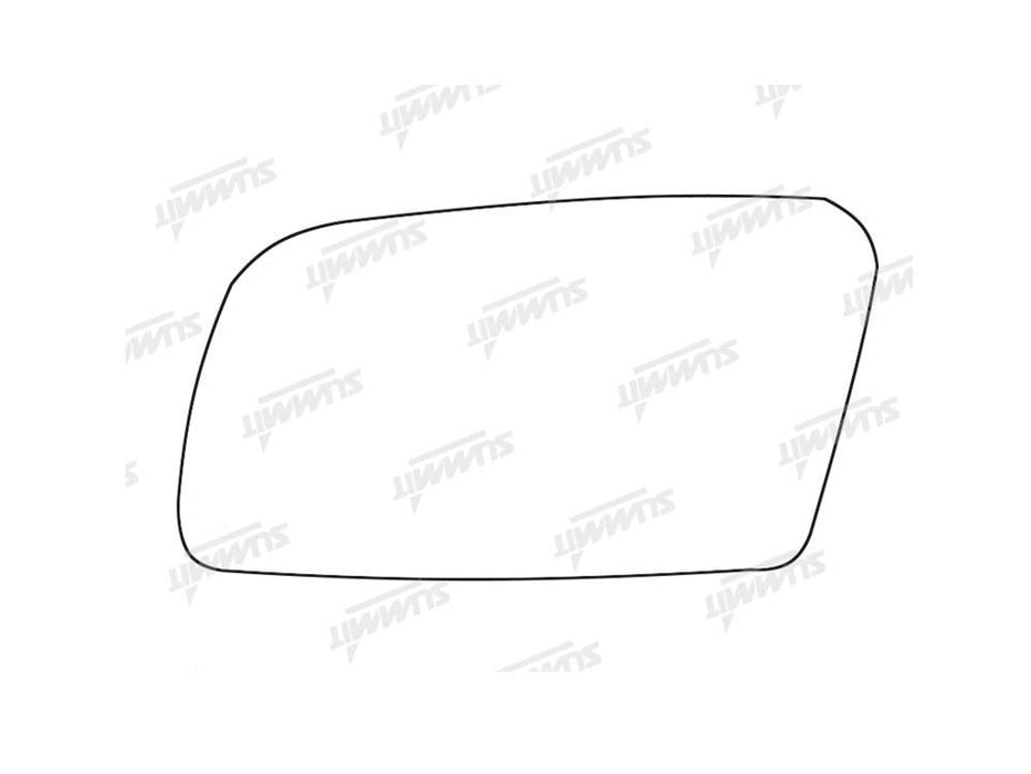 Summit Stick-On Standard Mirror Glass fits Mazda 626 LHS Summit - Dynamic Drive