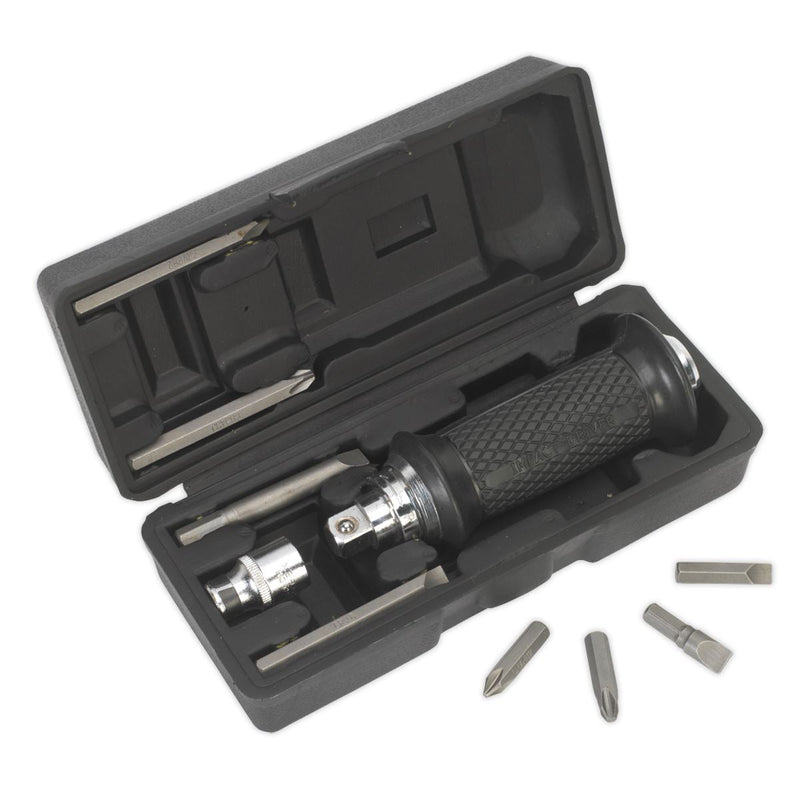 Sealey Impact Driver Set 10pc Protection Grip S0855 Siegen by Sealey - Dynamic Drive
