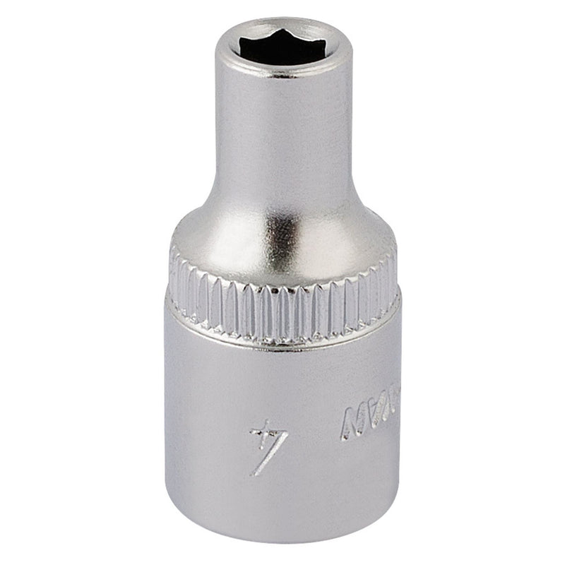 Draper Elora Hexagon Socket, 1/4" Sq. Dr., 4mm 11091 Draper - Dynamic Drive