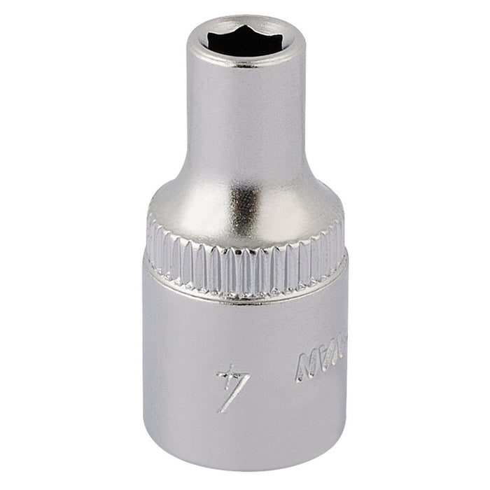 Draper Elora Hexagon Socket, 1/4" Sq. Dr., 4mm 11091 Draper - Dynamic Drive
