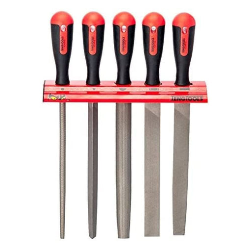 Teng Tools Hand File Set Wall Rack 5 Pieces Teng Tools - Dynamic Drive