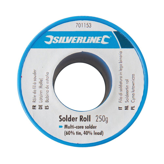 Silverline Solder Roll 250g Silverline - Dynamic Drive