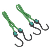 Sealey Bungee Cord Set 2pc 610mm BCS21 Sealey - Dynamic Drive