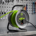 Sealey 15m Cable Reel with Thermal Trip 4 x 230V - Hi-Vis Green BCR153TG Sealey - Dynamic Drive