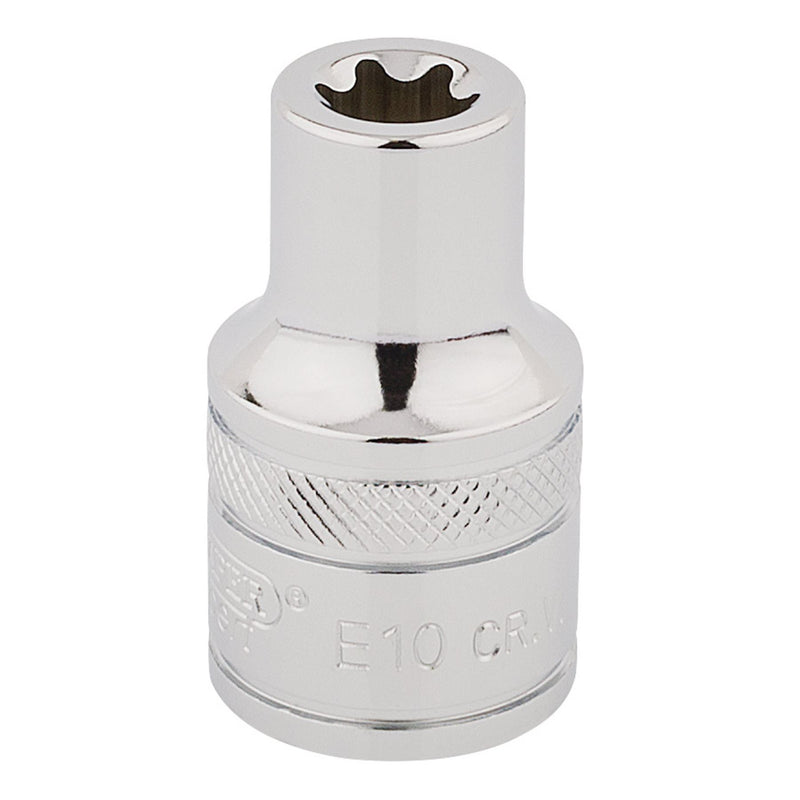 Draper TX-STAR Socket, 1/2" Sq. Dr., E10 34270 Draper - Dynamic Drive