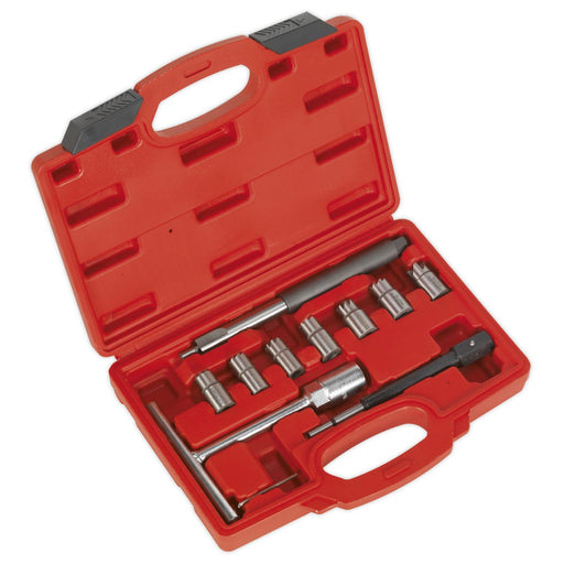 Sealey Diesel Injector Seat Cleaner Set 10pc VS2055 Sealey - Dynamic Drive
